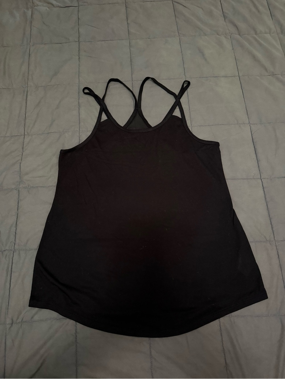 Black tank top with mesh detail #activewear #gymwear #fitness